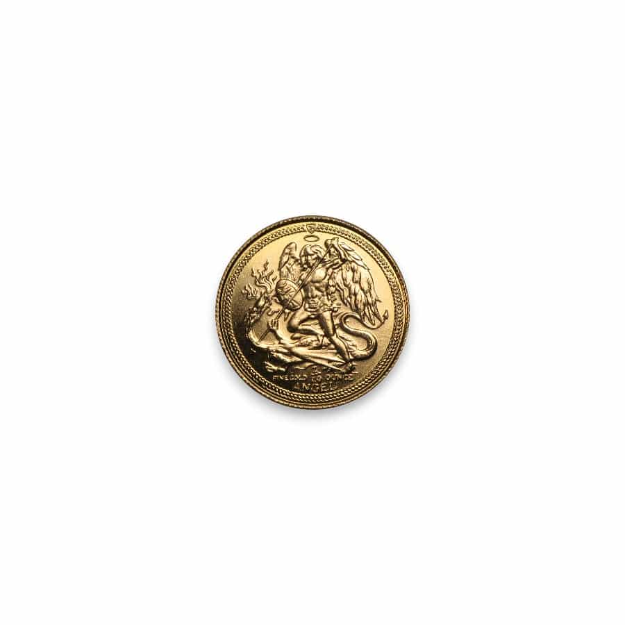 Image of Isle of Man 1/10 oz Gold Angel BU/Proof Coin (Random Date)