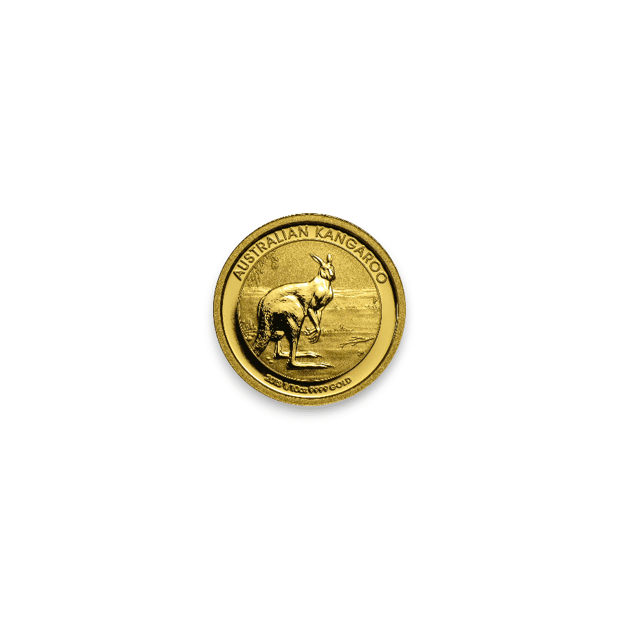 Image of 1/10 oz Australian Gold Kangaroo .9999 Fine in Capsule $15 Coin (Random Date)