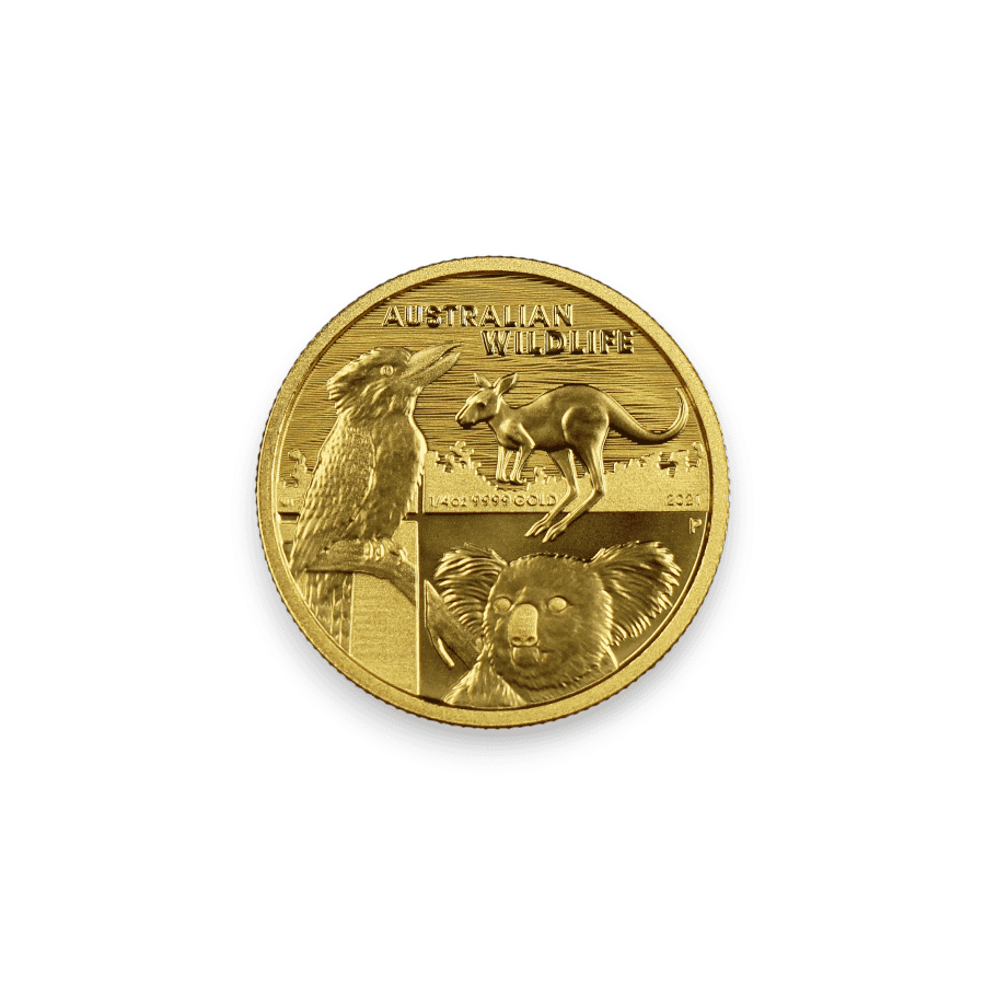 Image of 1/4 oz Australian Wildlife Perth .9999 Fine Gold $25 Coin (Random Date)
