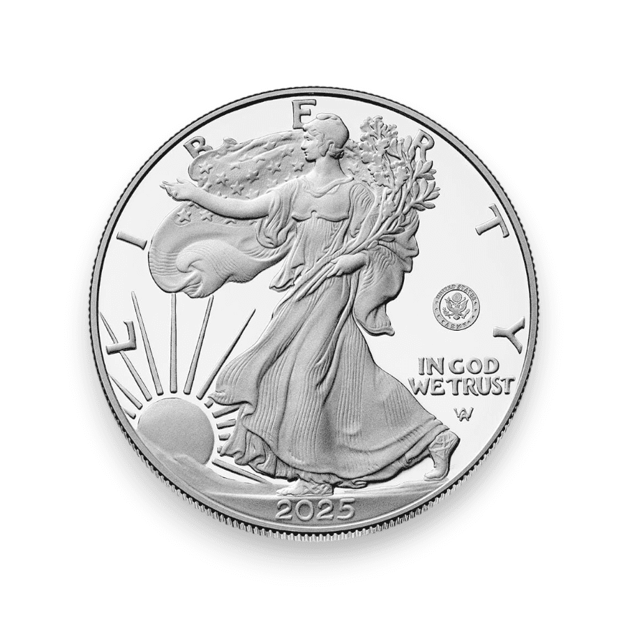 Image of 250th Anniversary United States Army American Eagle One Ounce Silver Proof Coin (25APM)