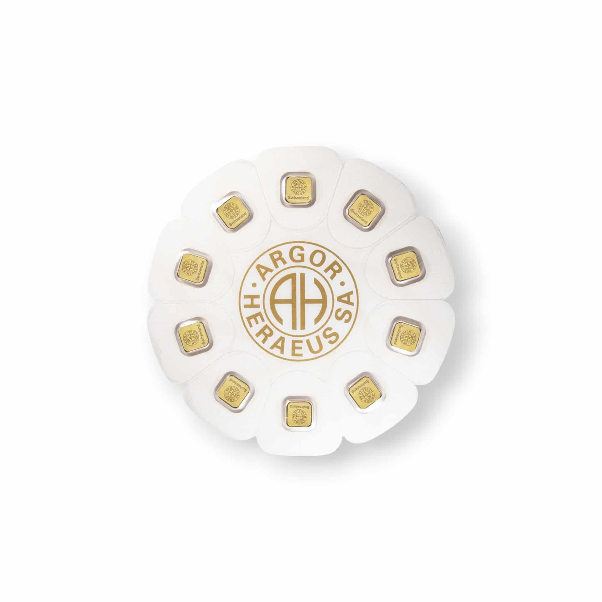 Image of 10 Gram Gold Argor Heraeus GoldSeed 10 x 1g Snappable Pack Sealed with Assay .9999 Fine