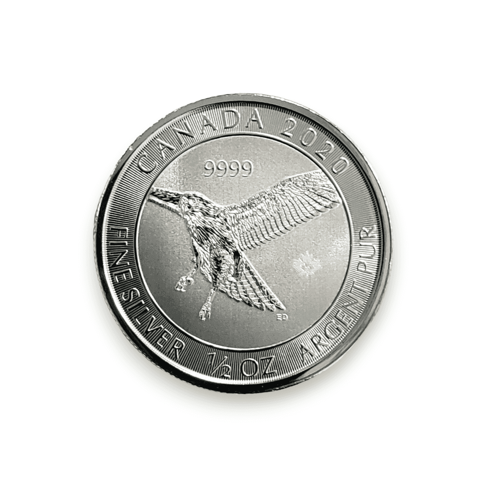 Buy 1/2 oz Canadian $2 Red-Tailed Hawk Silver Coin .9999