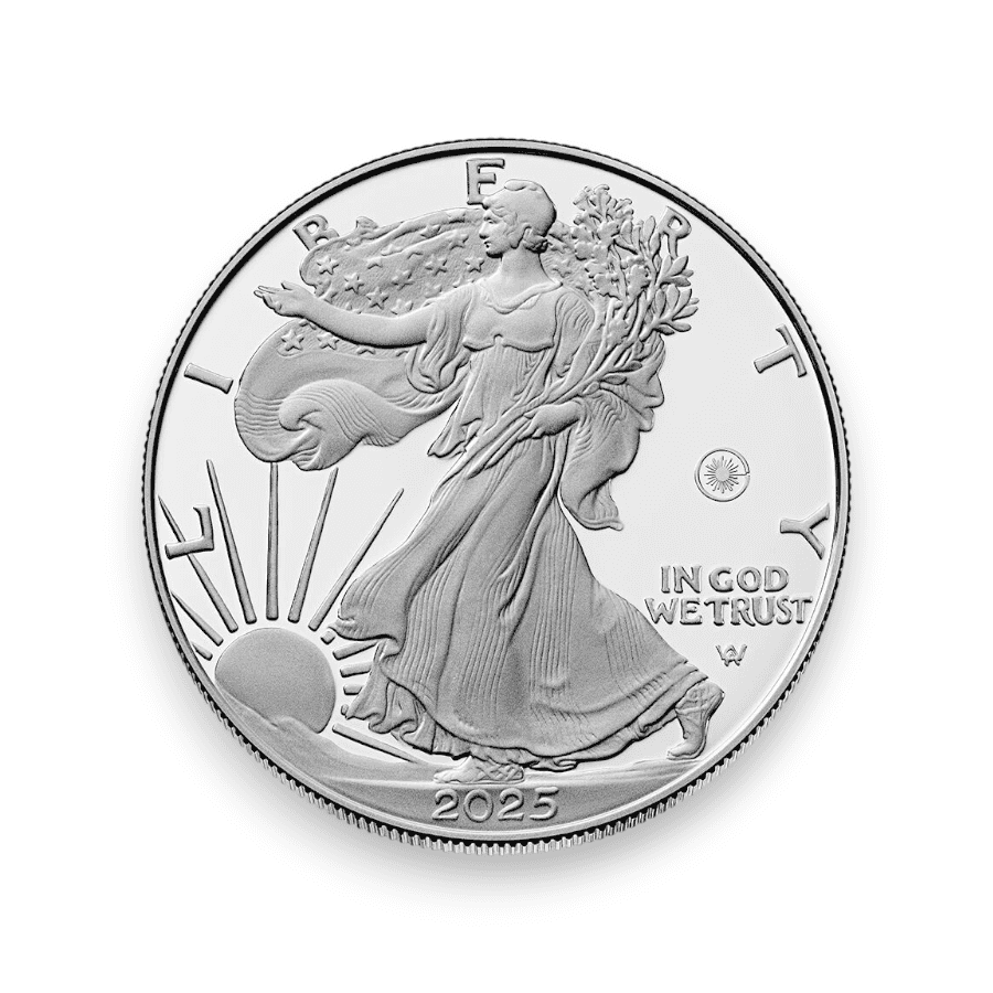 Image of 2025 Laser Privy Engraved American Eagle One Ounce Silver Proof Coin (25EALE)