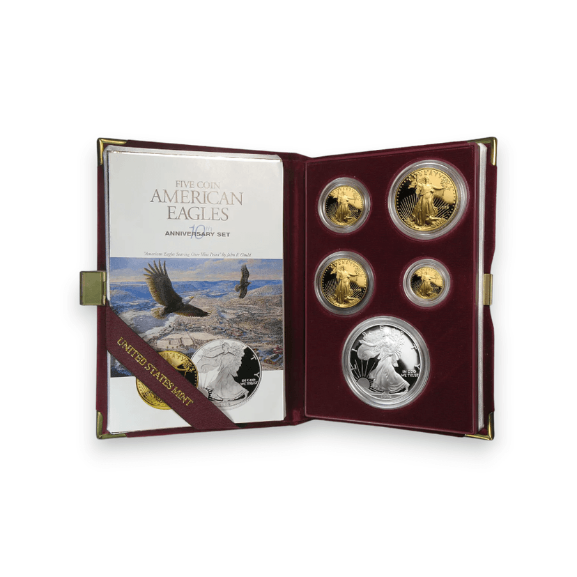 Buy 1995-W 10th Anniversary Proof Eagle Set (w/Box & COA) | PURE
