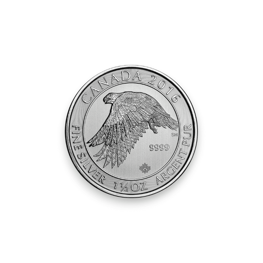 Buy 2016 1.5 oz Canadian $8 Snow Falcon Silver Coin .9999 Fine | PURE