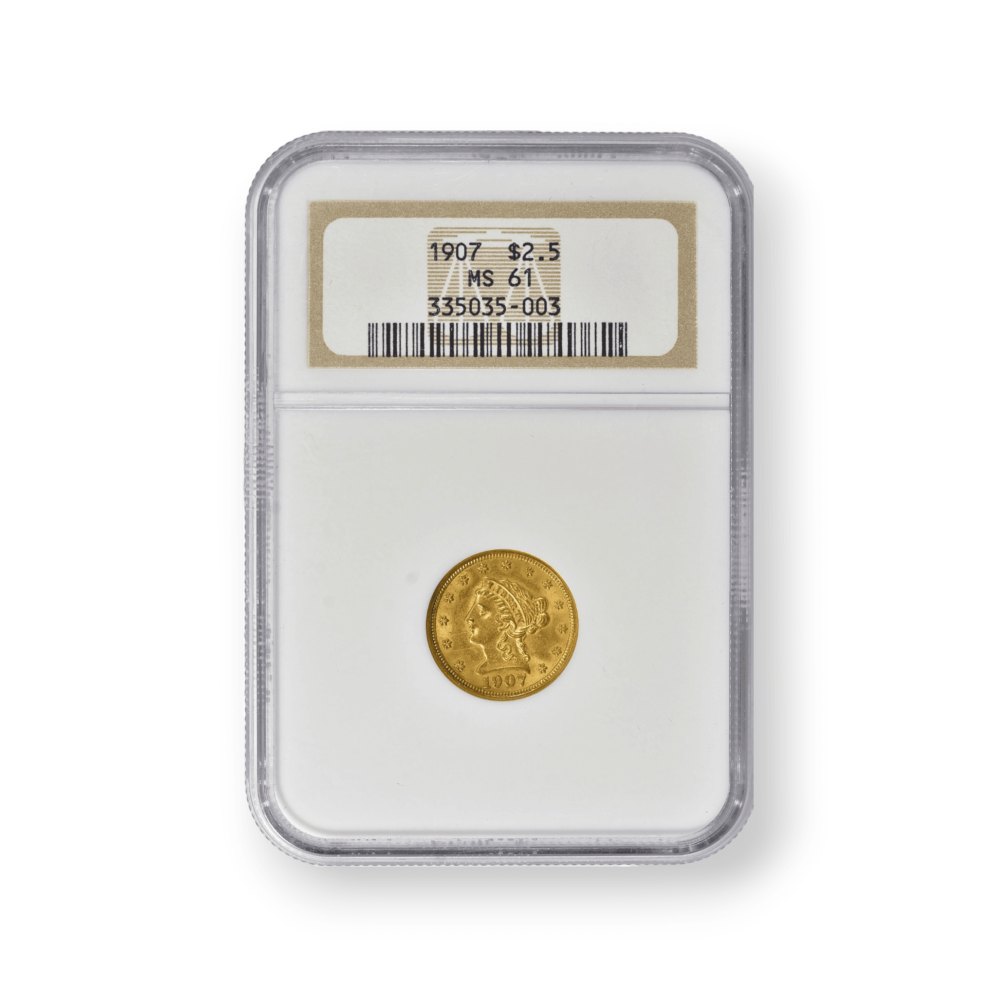 Buy $2.5 Liberty Gold Quarter Eagle NGC Generic Date | PURE