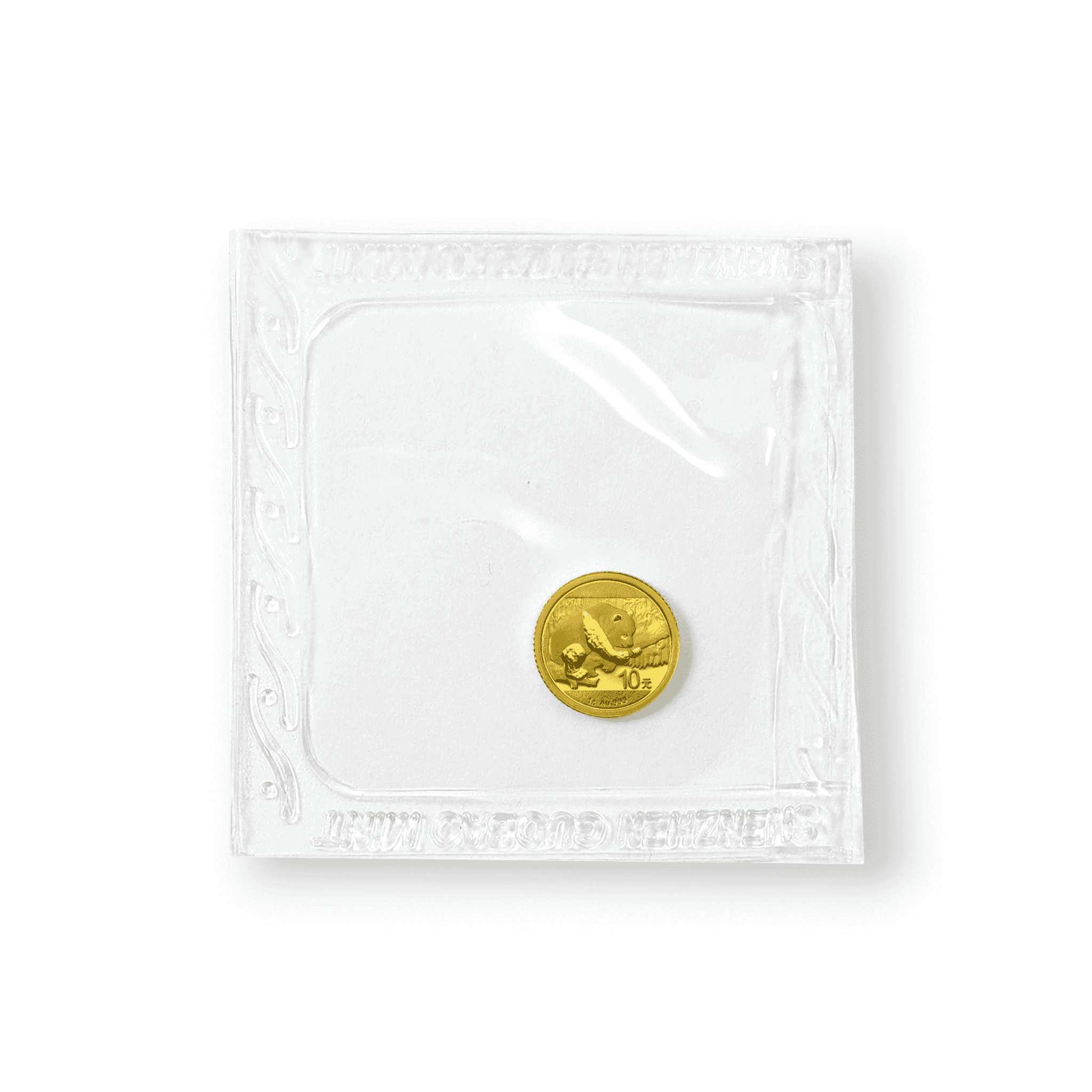 Image of 1 Gram Chinese Gold Panda Sealed .999 Fine (Random Date)