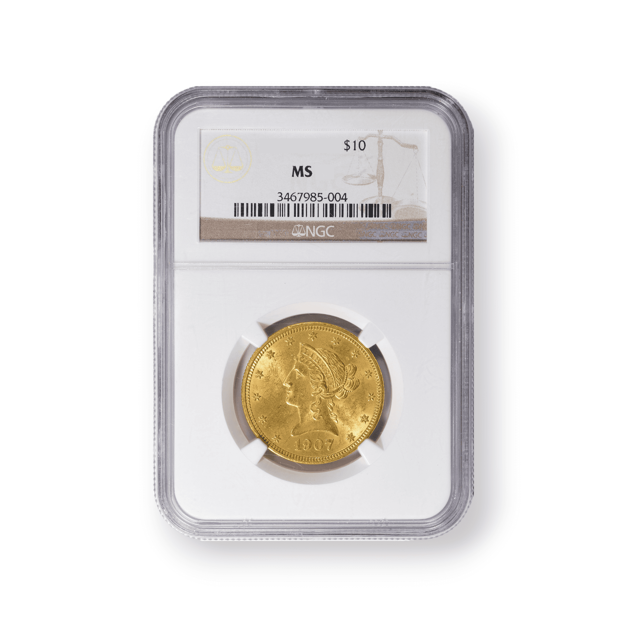 Image of $10 Liberty Gold Eagle NGC Generic Date