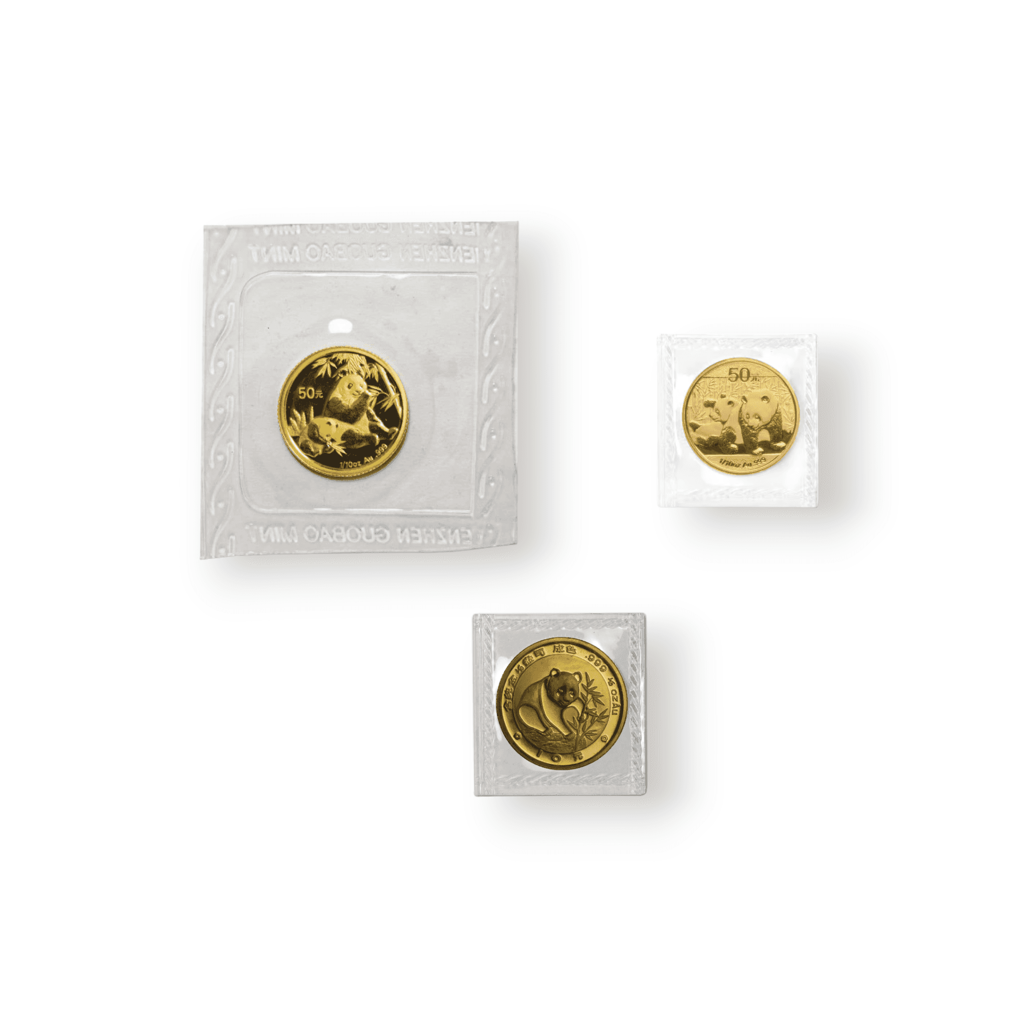 Image of 1/10 oz Gold Chinese Panda .999 Fine Sealed in OGP (1982-2015)