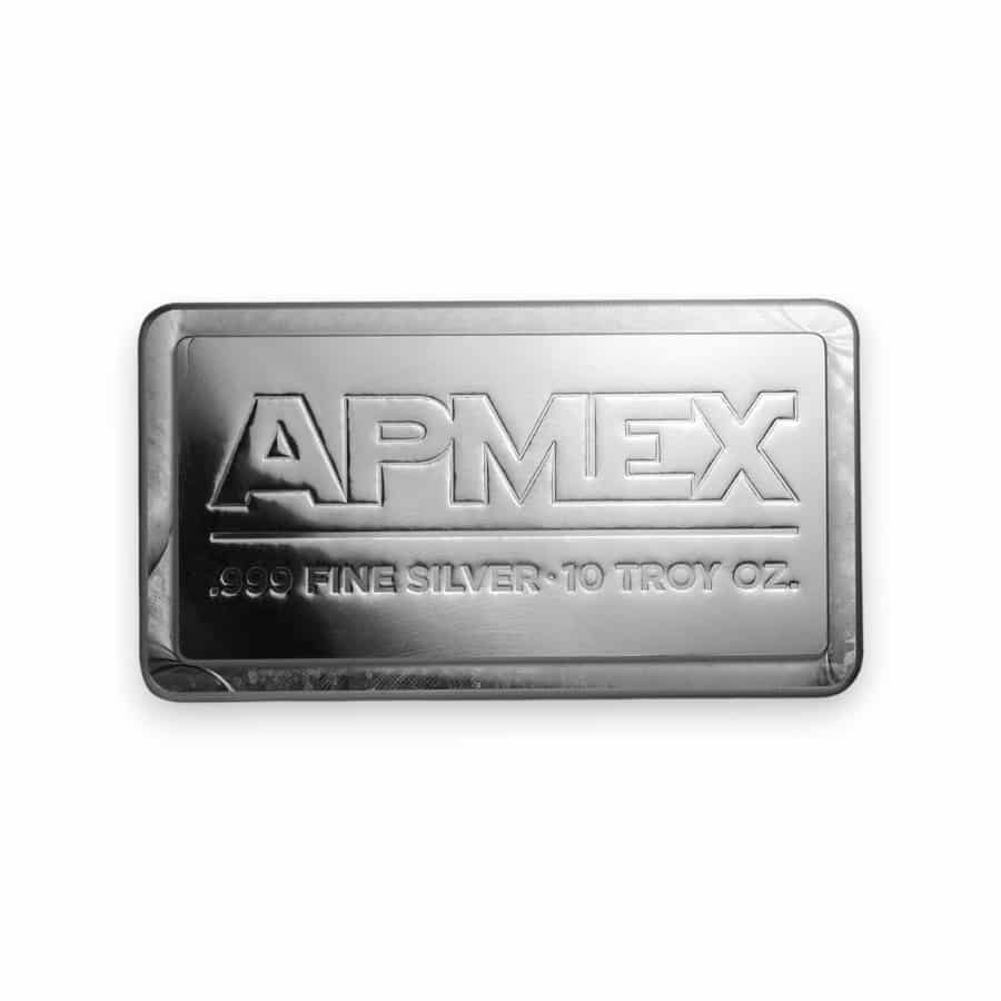 Image of 10 oz Apmex (Scottsdale) Stackable Silver Bar .999 Fine