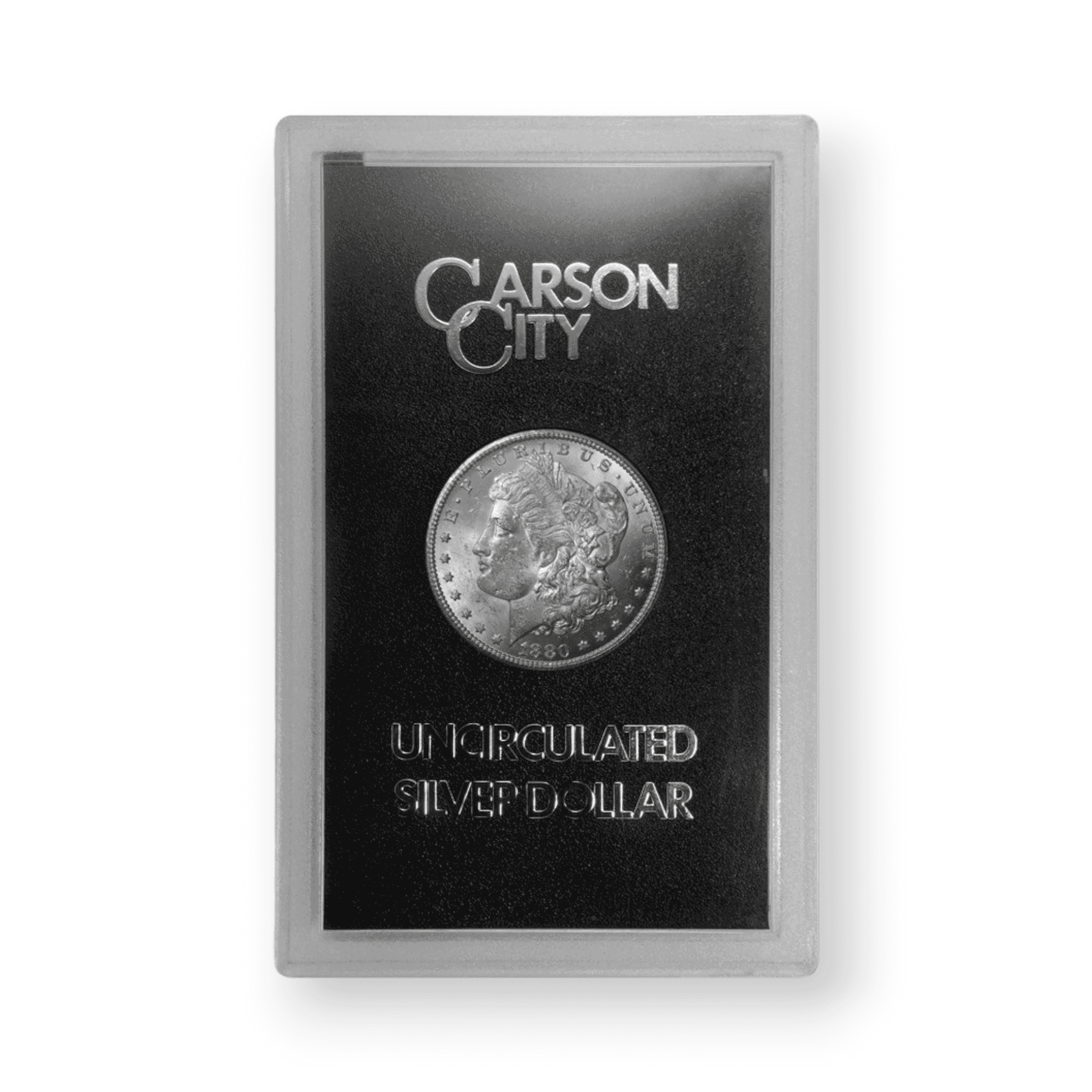 Image of 1880 CC GSA Uncirculated Morgan Silver Dollar