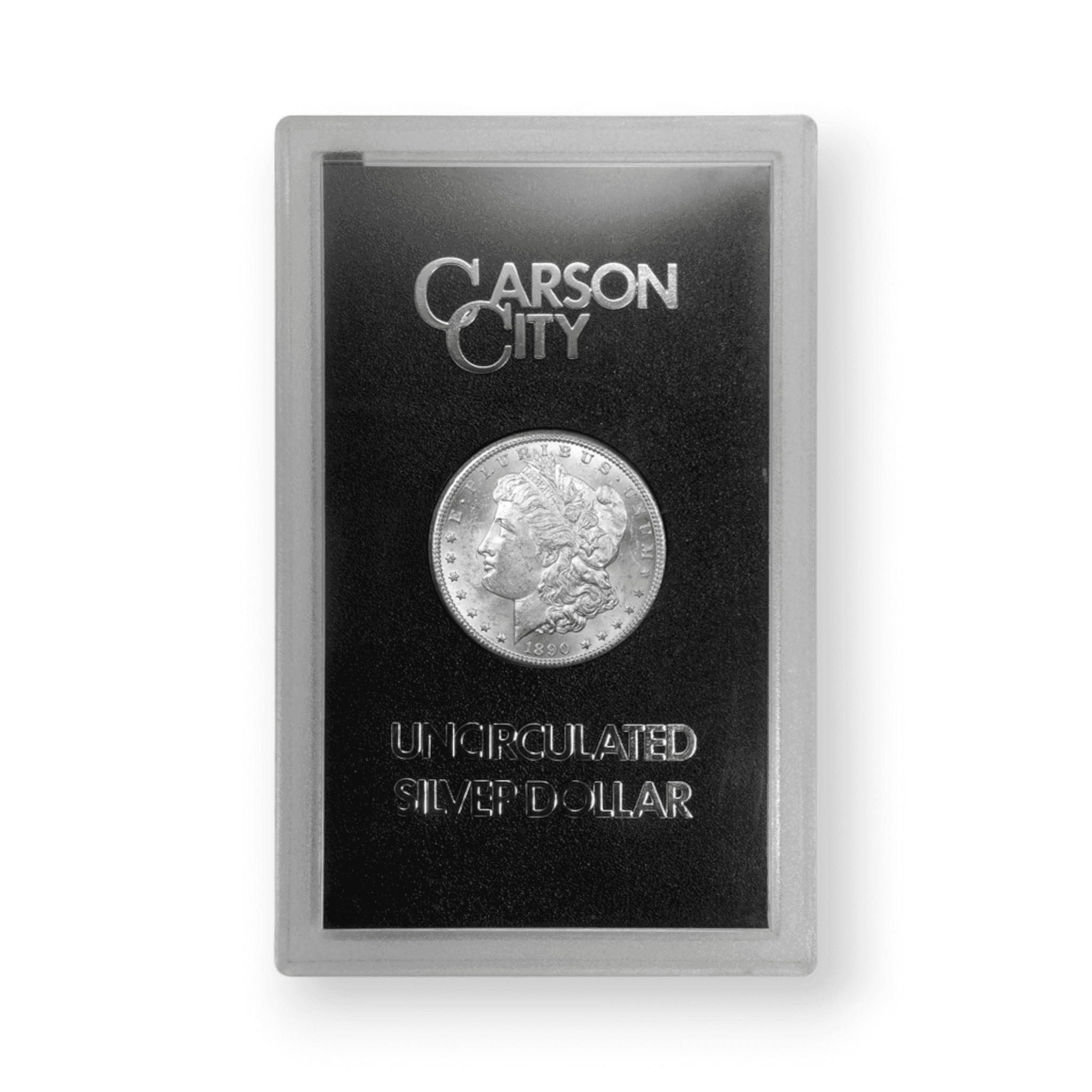 Image of 1890 CC GSA Uncirculated Morgan Silver Dollar