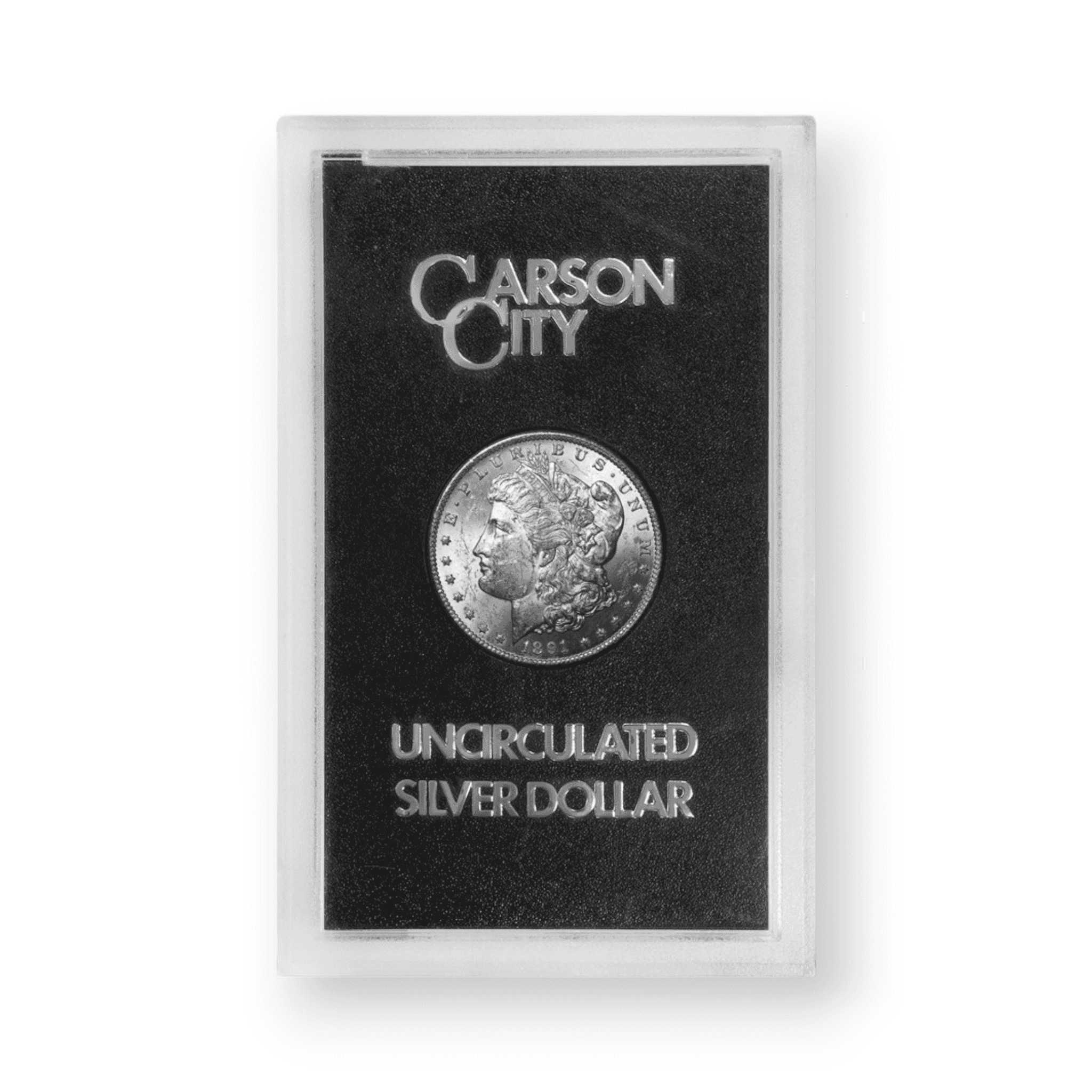 Image of 1891 CC GSA Uncirculated Morgan Silver Dollar