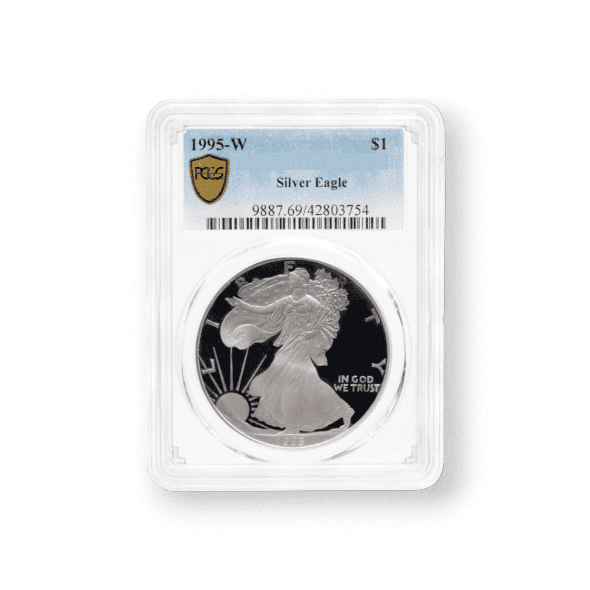 Image of 1995-W American Proof Silver Eagle PCGS Certified $1 Coin