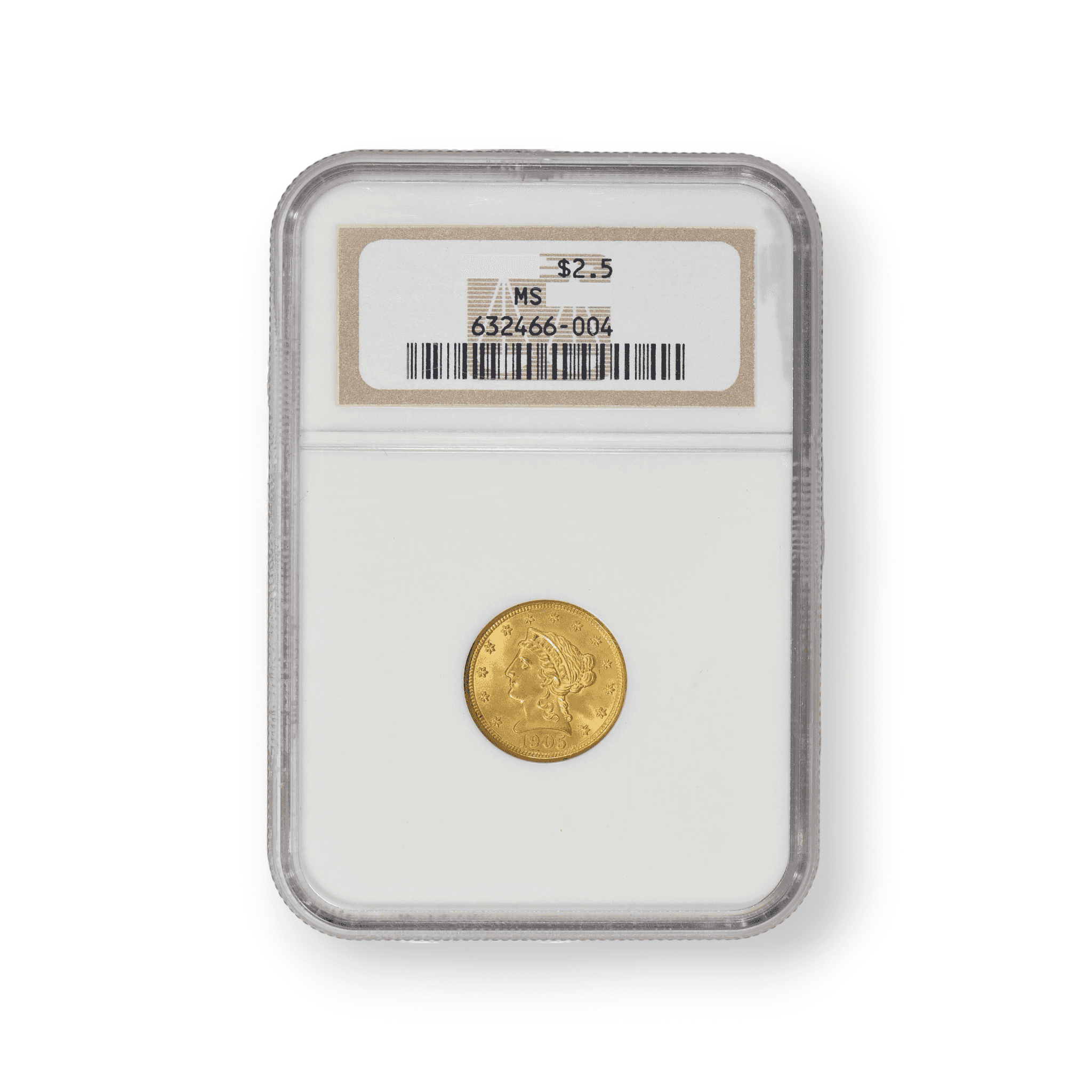 Image of $2.5 Liberty Gold Quarter Eagle NGC Generic Date