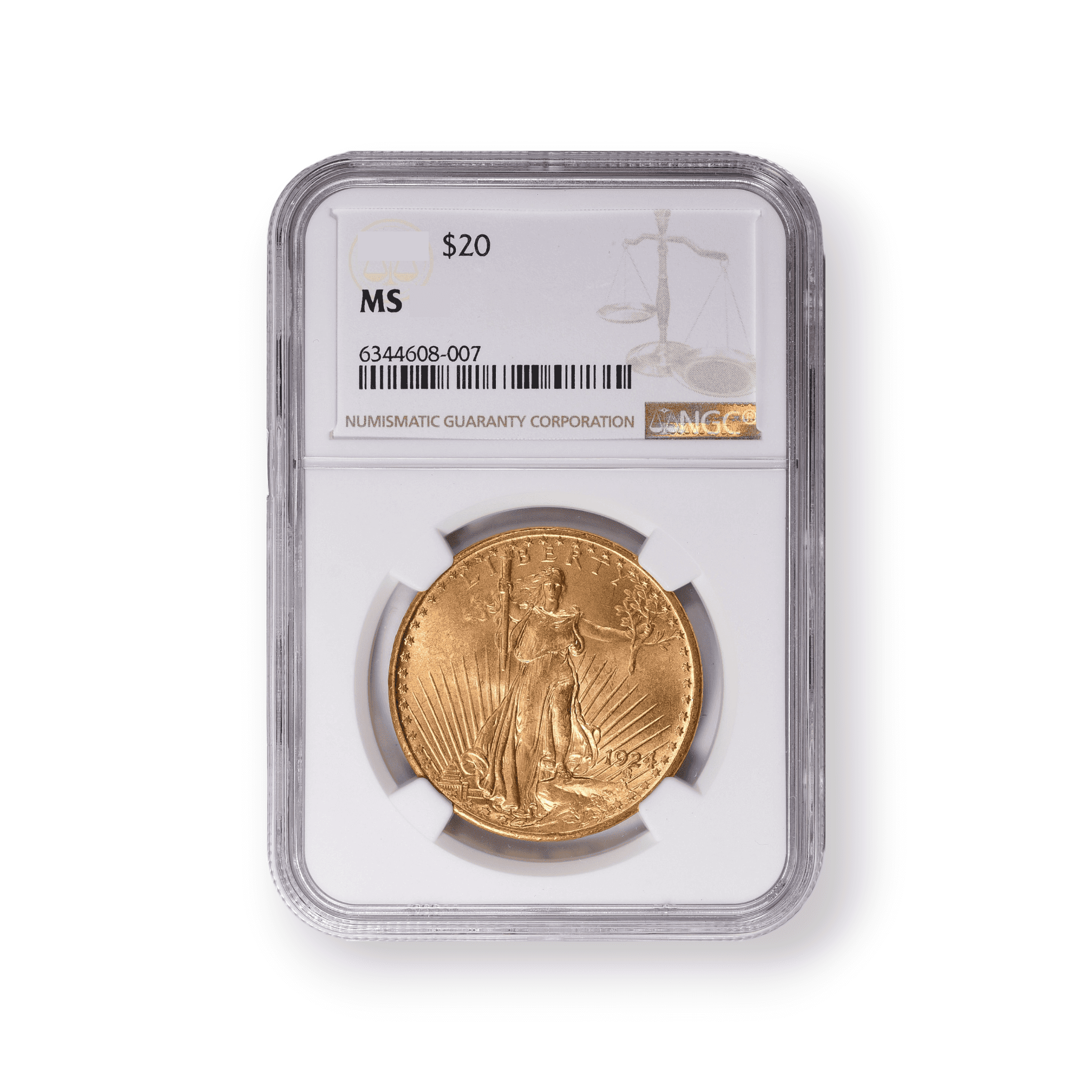 Image of $20 St. Gaudens Double Eagle NGC Generic Date