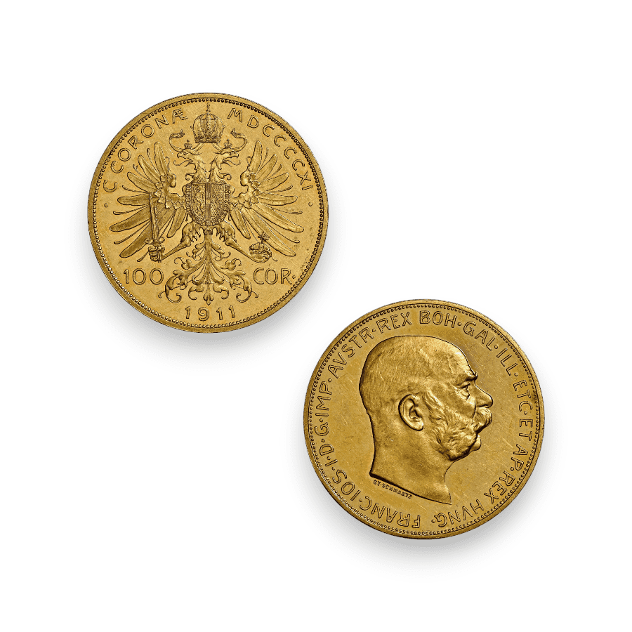 Image of Austria 100 Corona Gold Coin (Random Date)