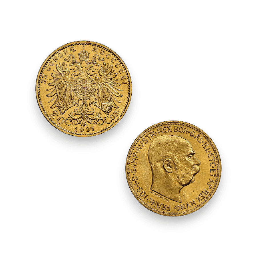 Image of Austria 20 Corona Gold Coin (Random Date)