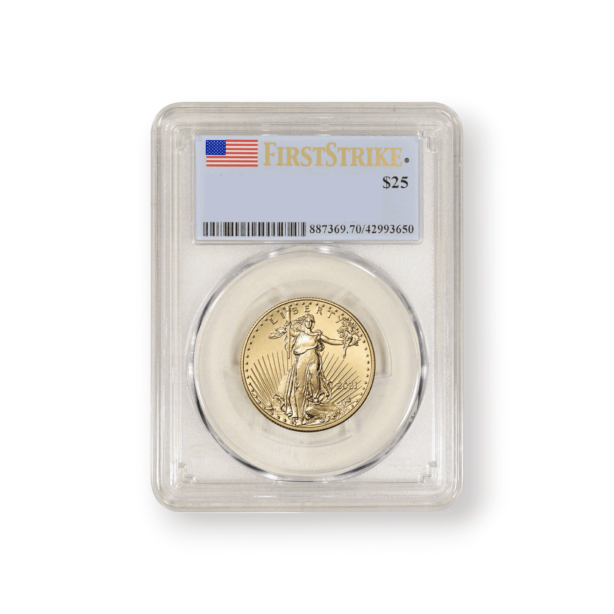 Image of 1/2 oz American Gold Eagle $25 Coin PCGS Certified (Random Date)
