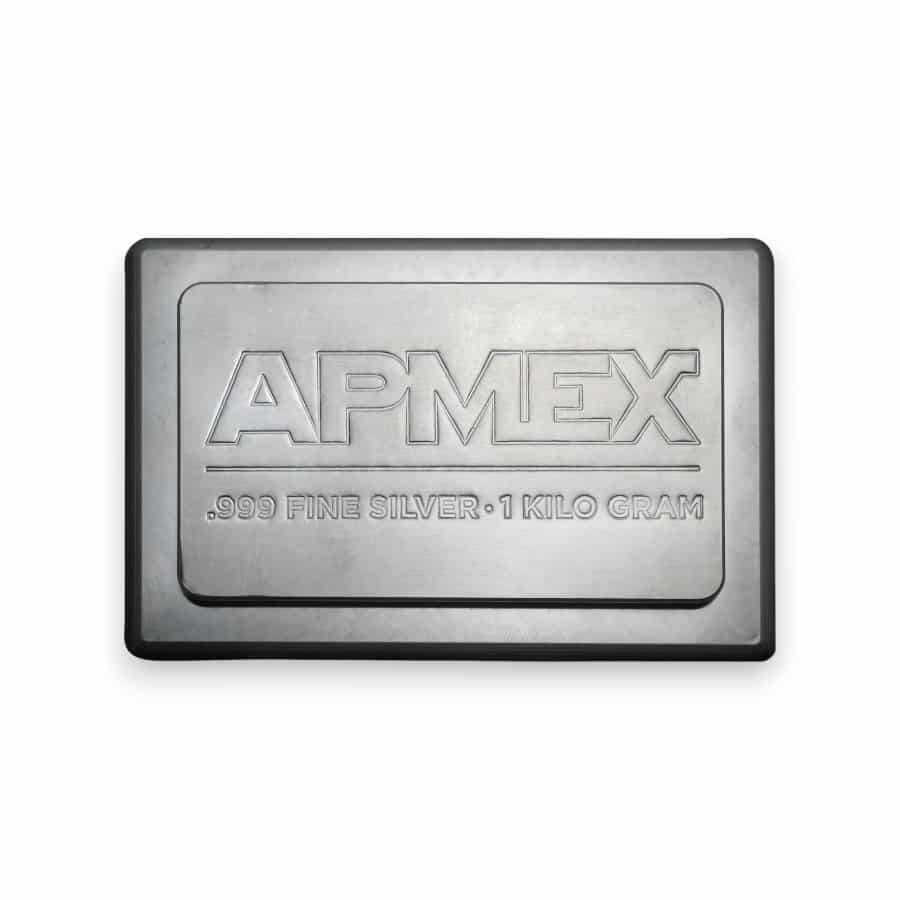 Image of 1 Kilo Apmex (Scottsdale) Silver Bar Stacker .999 Fine
