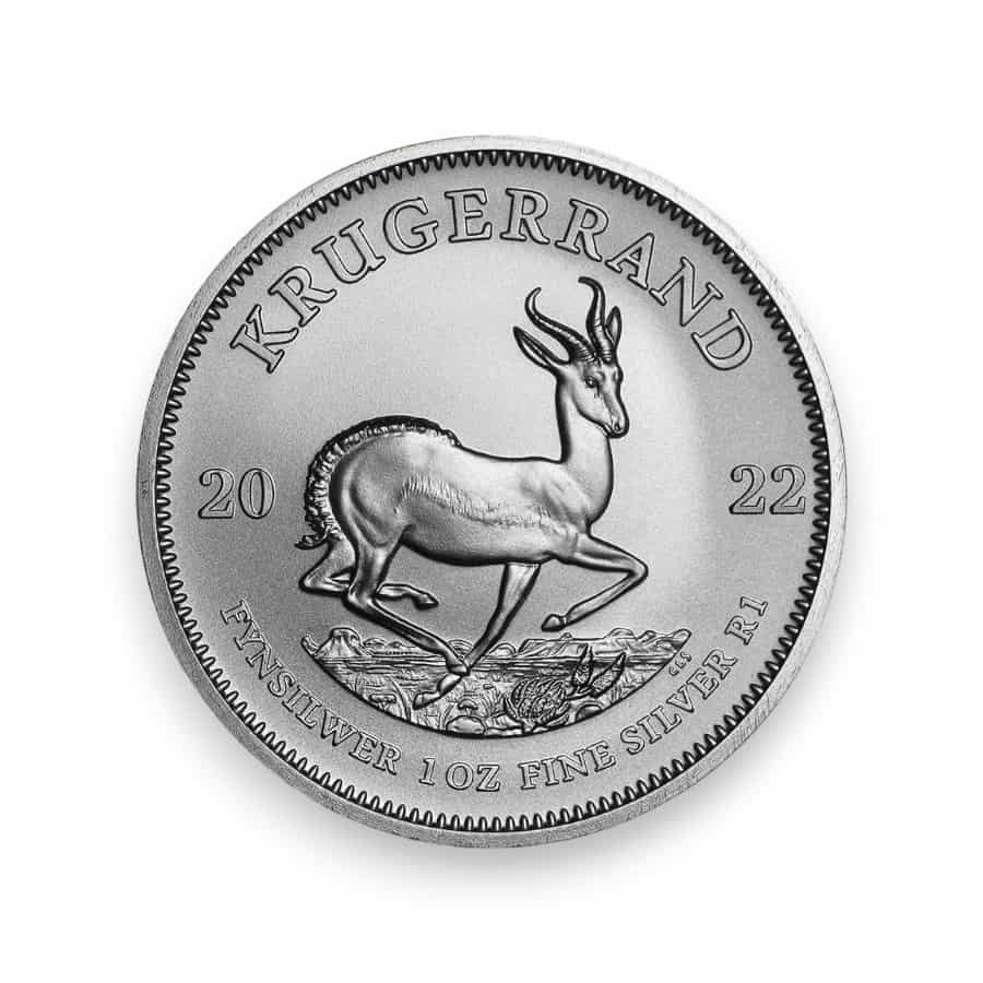 Image of 1 oz South African Krugerrand .999 Fine Silver Coin (Random Date)