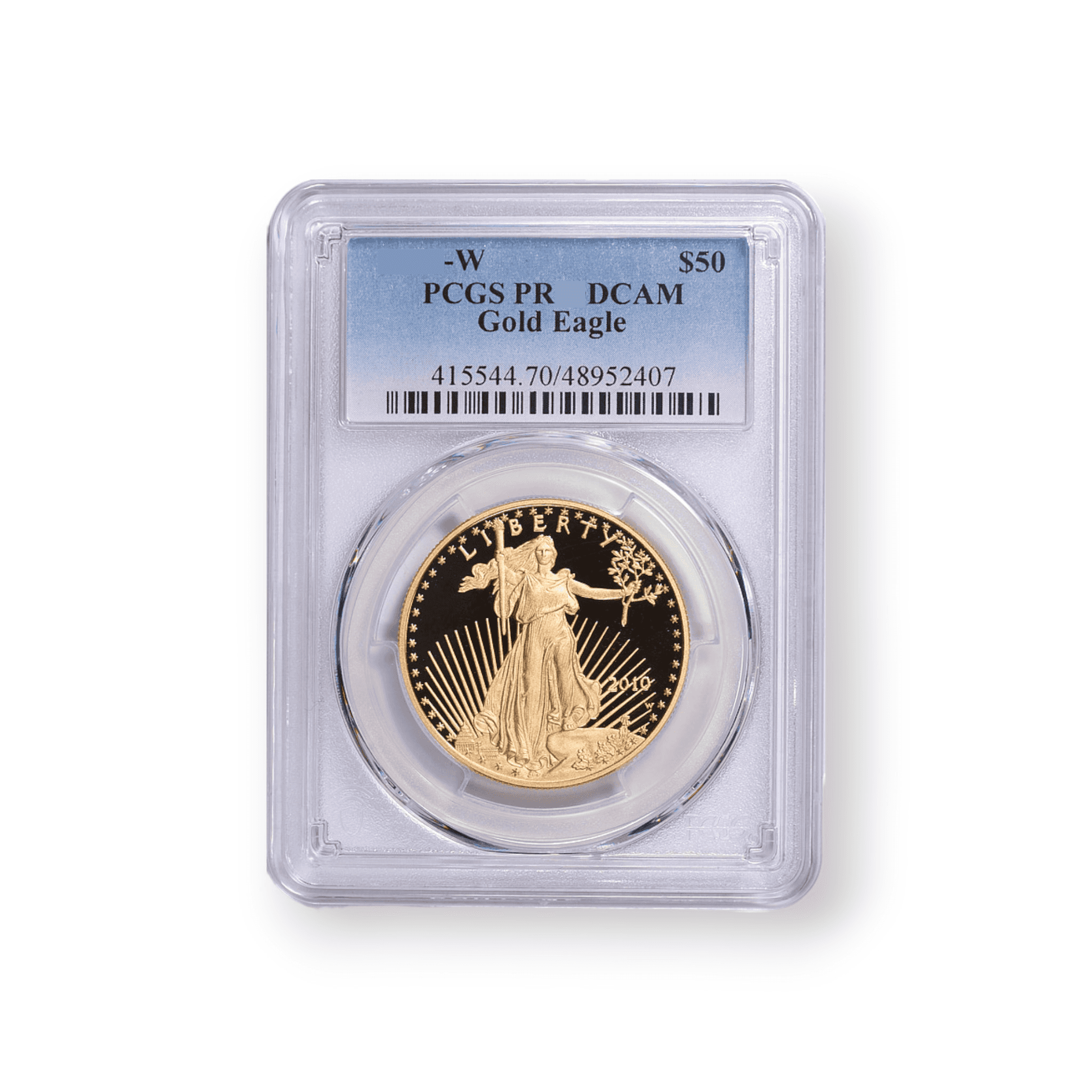 Image of 1 oz Proof American Gold $50 Eagle PCGS (Random Date)