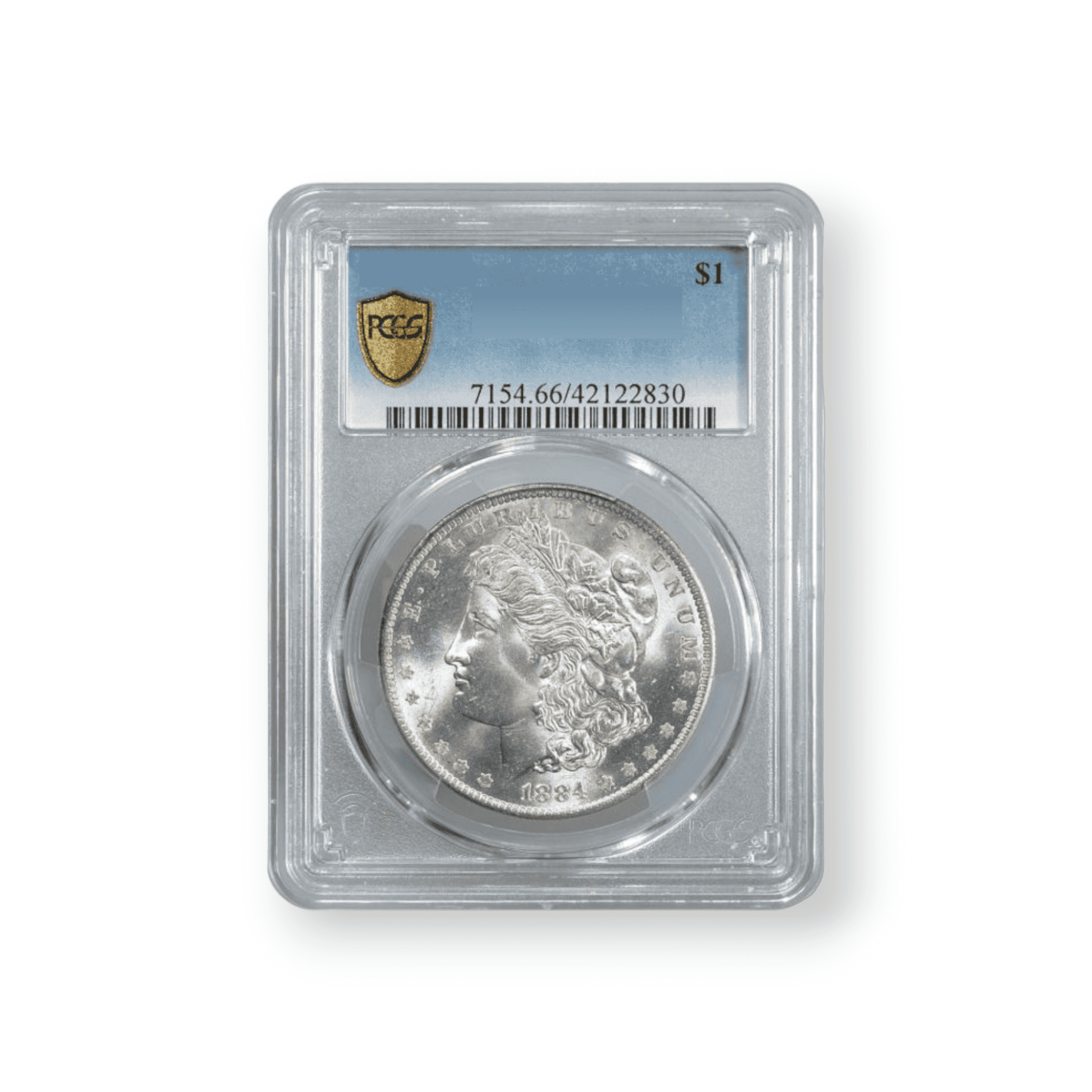 Image of PCGS Certified Morgan Silver Dollar (1878-1904)