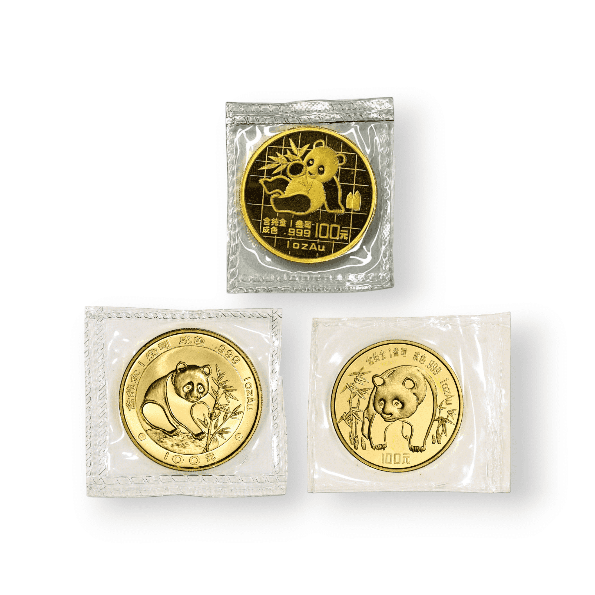 Image of 1 oz Gold Chinese Panda .999 Fine Sealed in OGP (1982-2015)