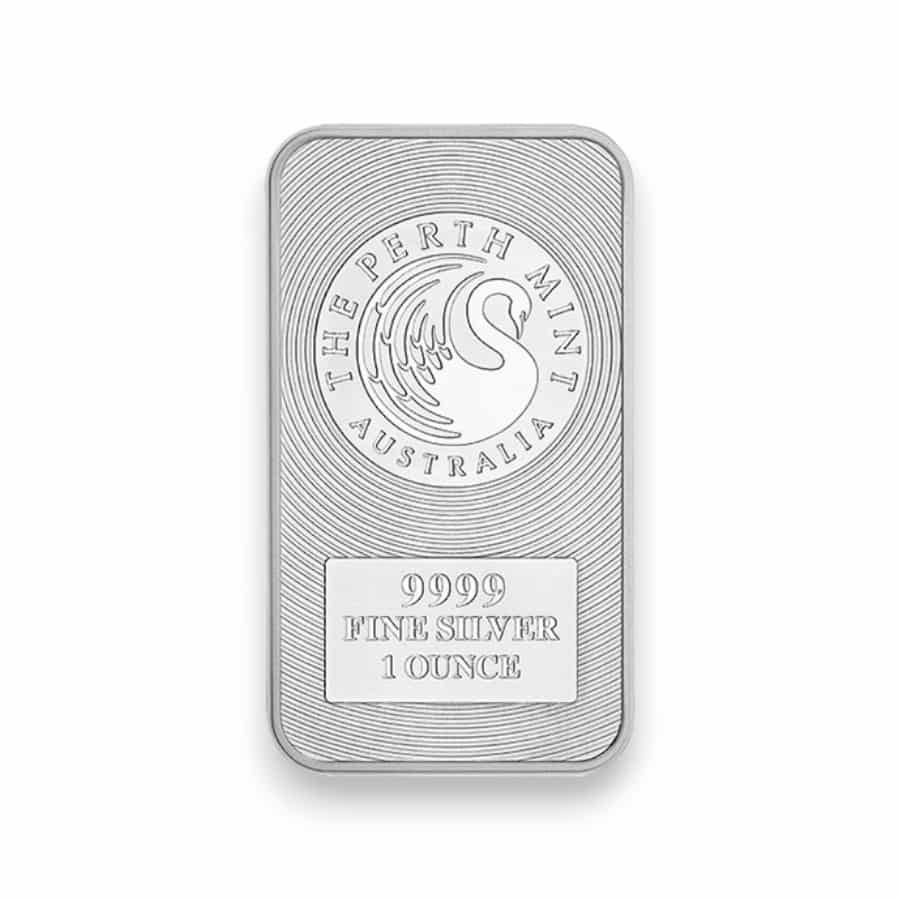 Image of 1 oz Silver Bar Perth Mint Kangaroo .999 Fine