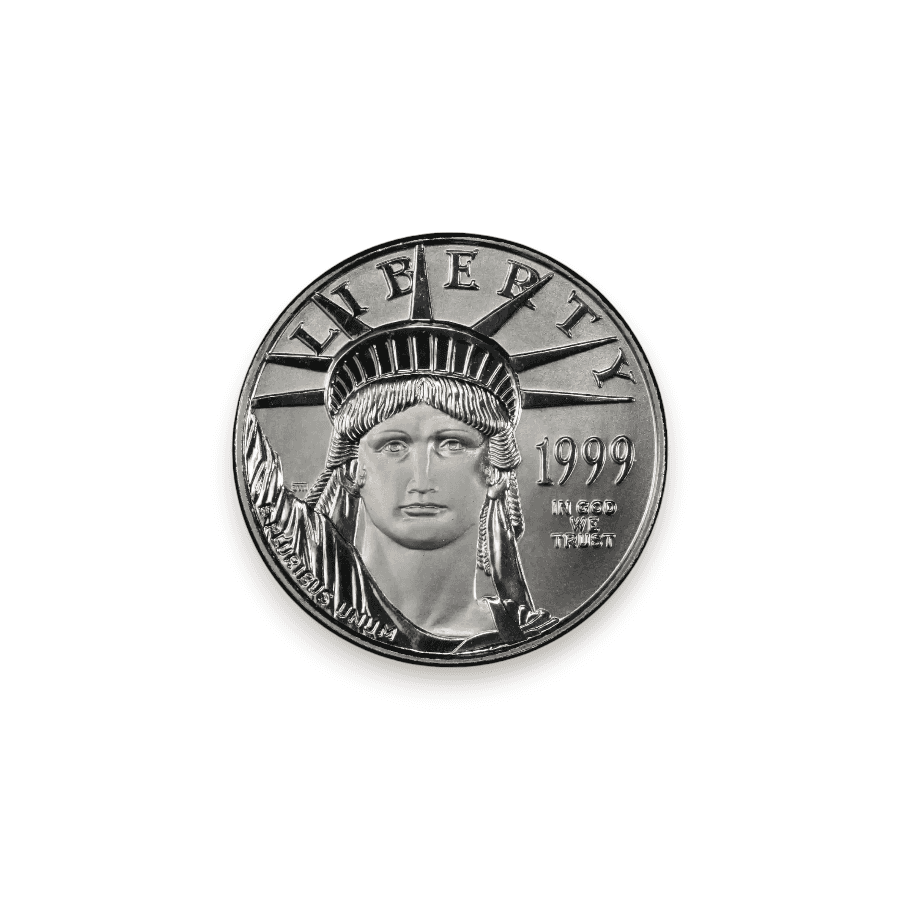 Image of 1/4 oz American Platinum Eagle $25 .9995 Fine Coin (Random Date)