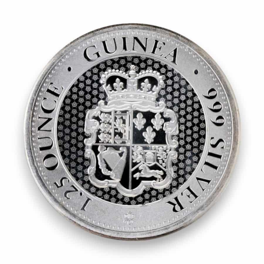 Image of St. Helena Rose Crown Guinea 1.25 oz Silver £1.25 Coin (Random Date)
