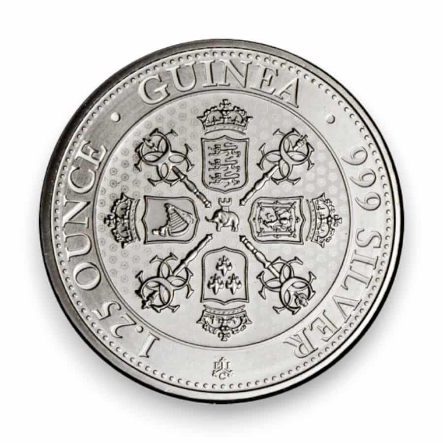 Image of St. Helena Sceptre Guinea 1.25 oz Silver £1.25 Coin (Random Date)