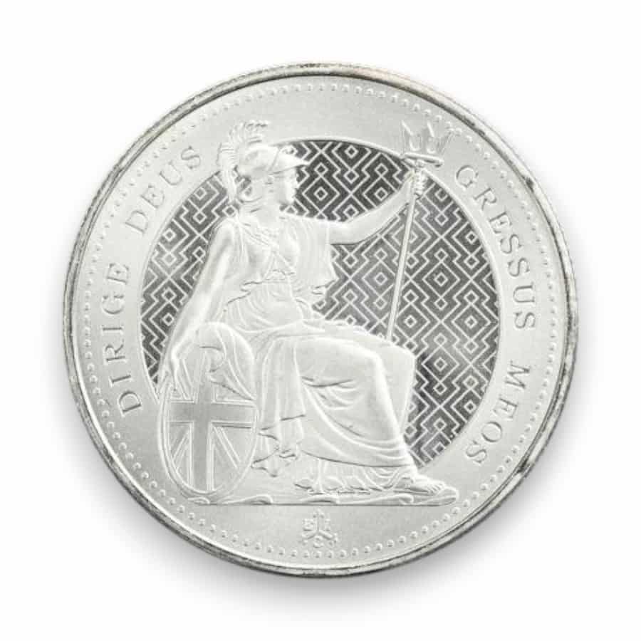 Image of St. Helena Seated Britannia 1.25 oz Silver £1.25 Coin (Random Date)