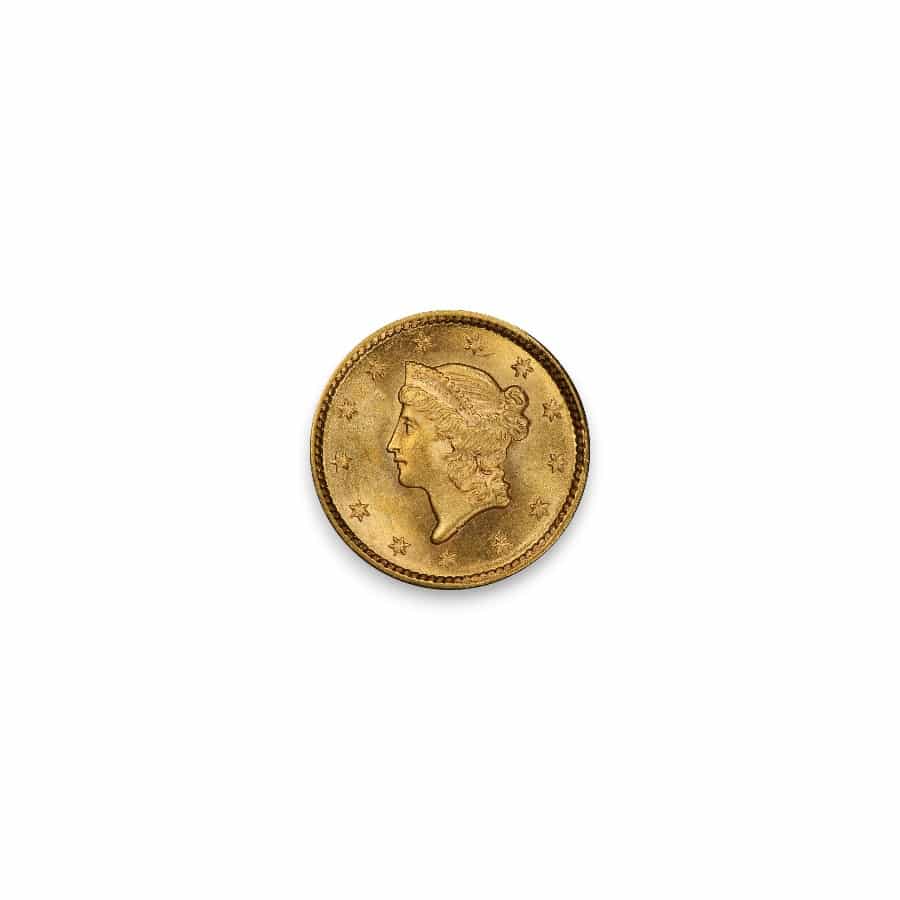 Image of $1 Gold Dollar Type 1 Liberty Head