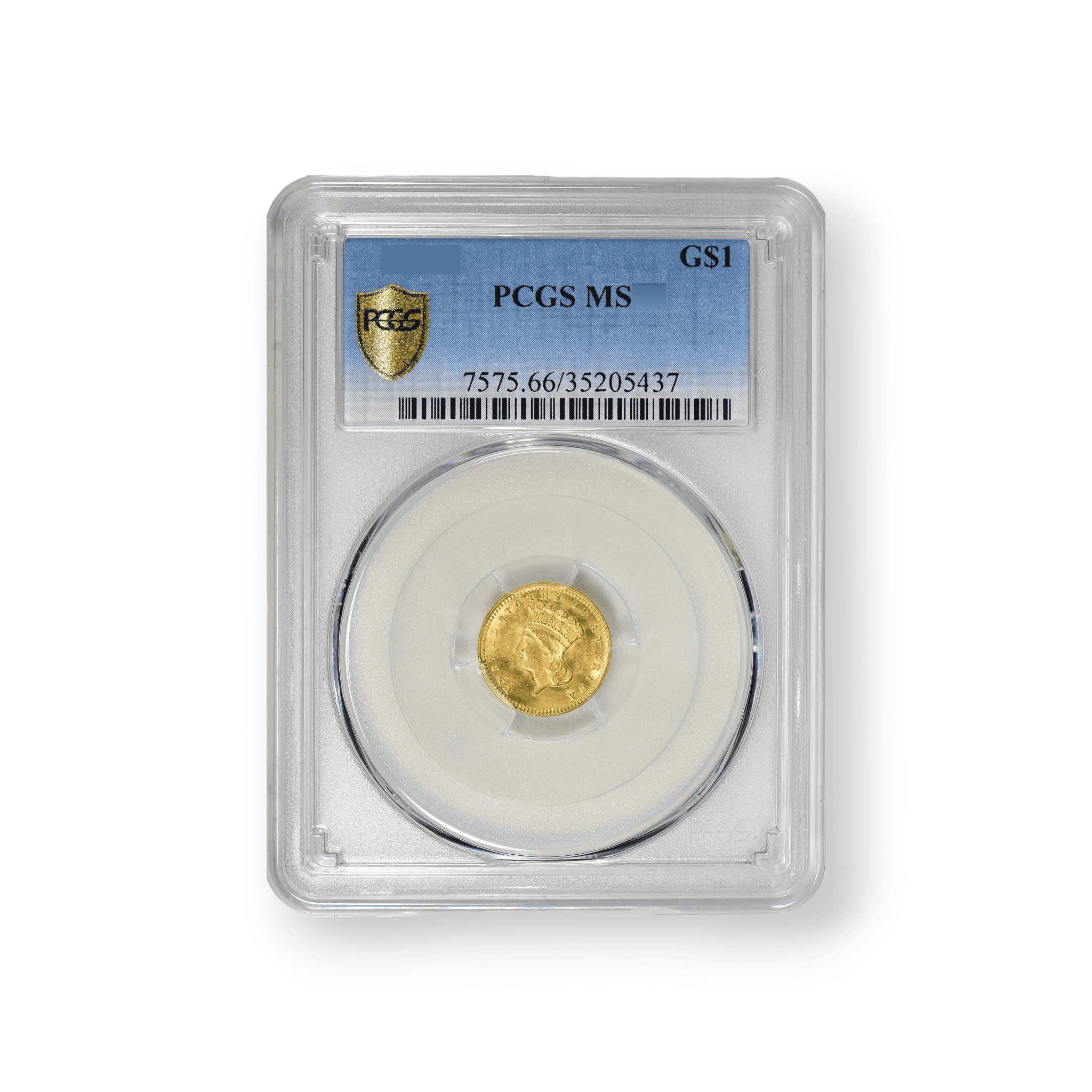 Image of $1 Gold Dollar Type 3 Indian Princess PCGS Generic Date