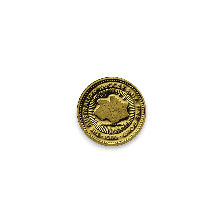 Image of 1/10 oz Australian Gold Nugget Proof $15 Coin (Random Date)