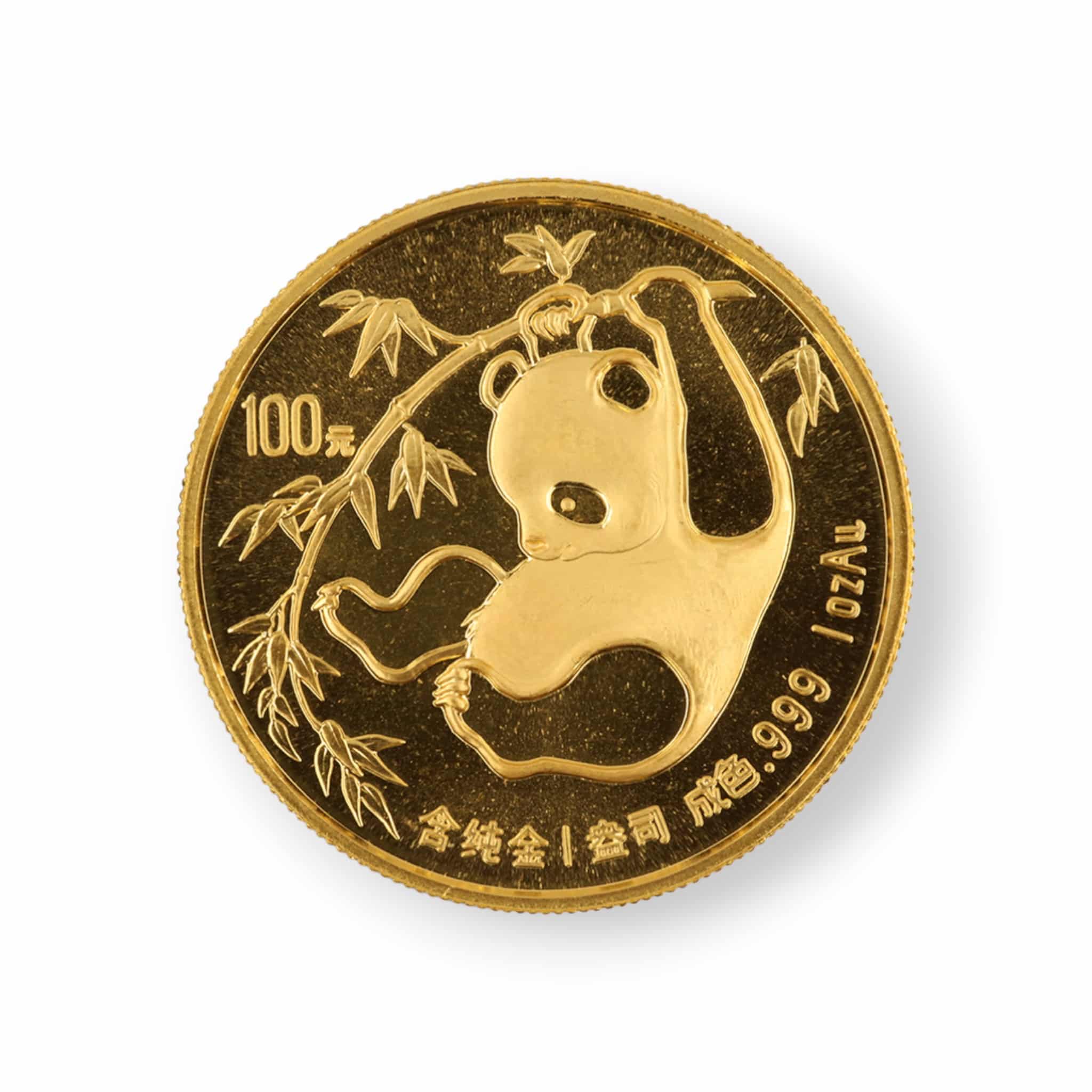 Image of 1 oz Chinese Gold Panda .999 Fine Unsealed (1982-2015)
