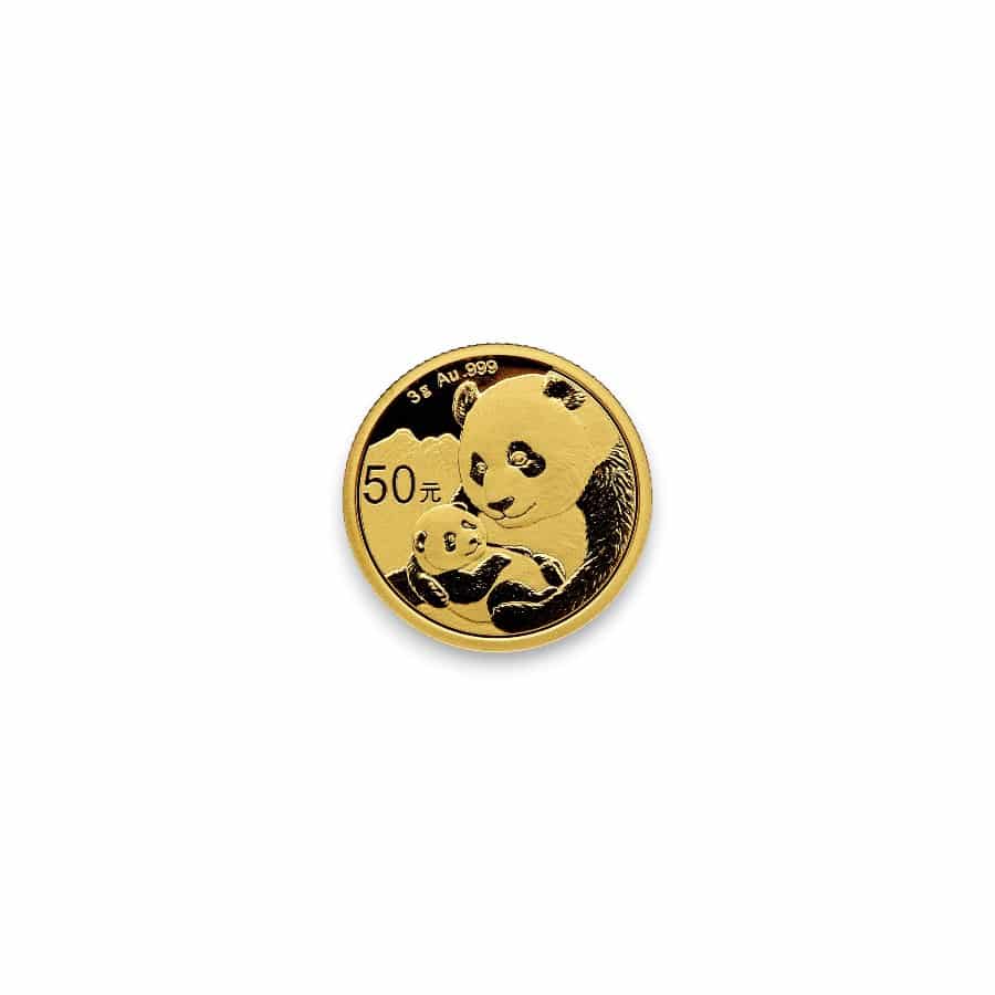 Image of 3 Gram Chinese Gold Panda .999 Fine Unsealed (Random Date)