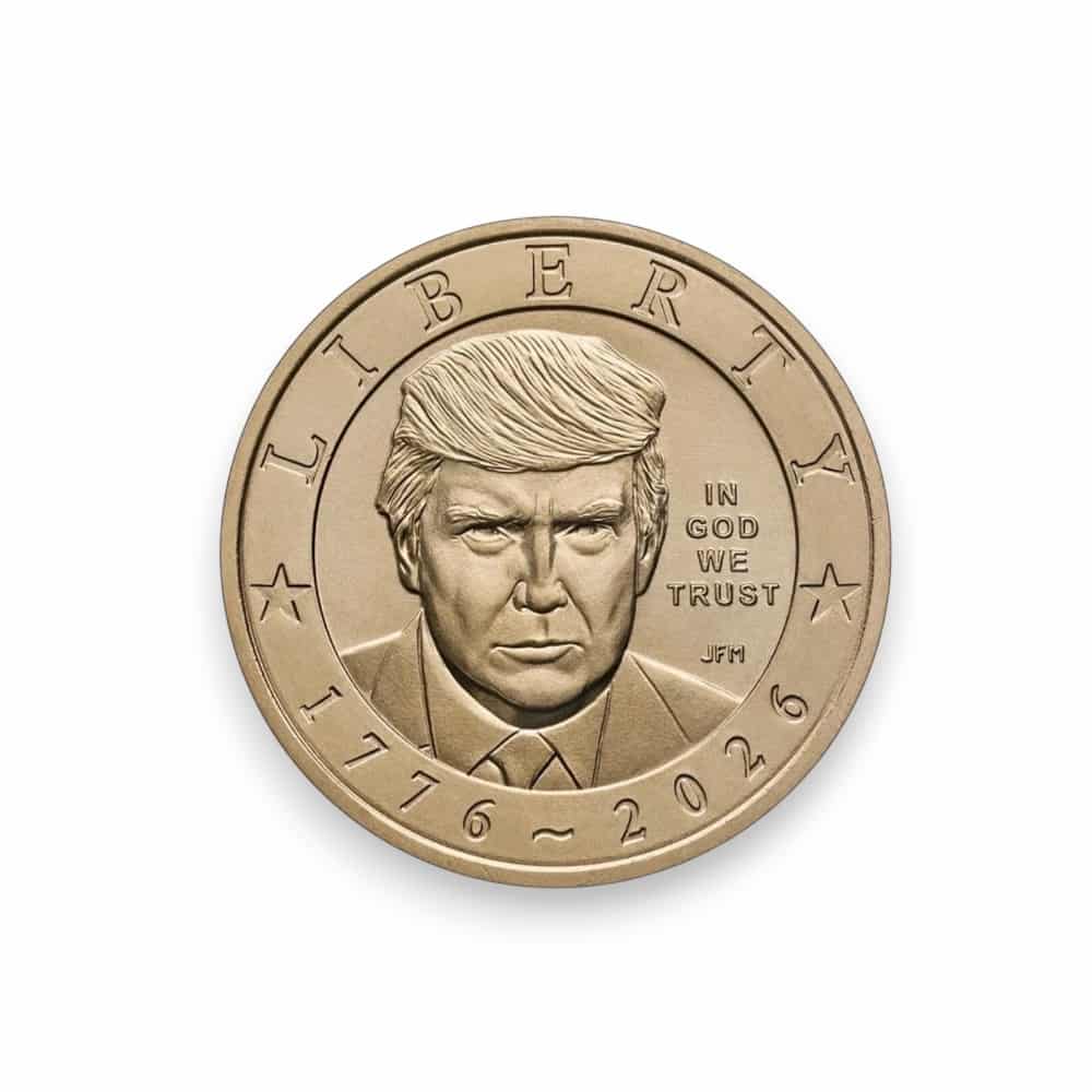 Image of Semiquincentennial President Donald J. Trump 2026 $1 Coin (Non-Privy)