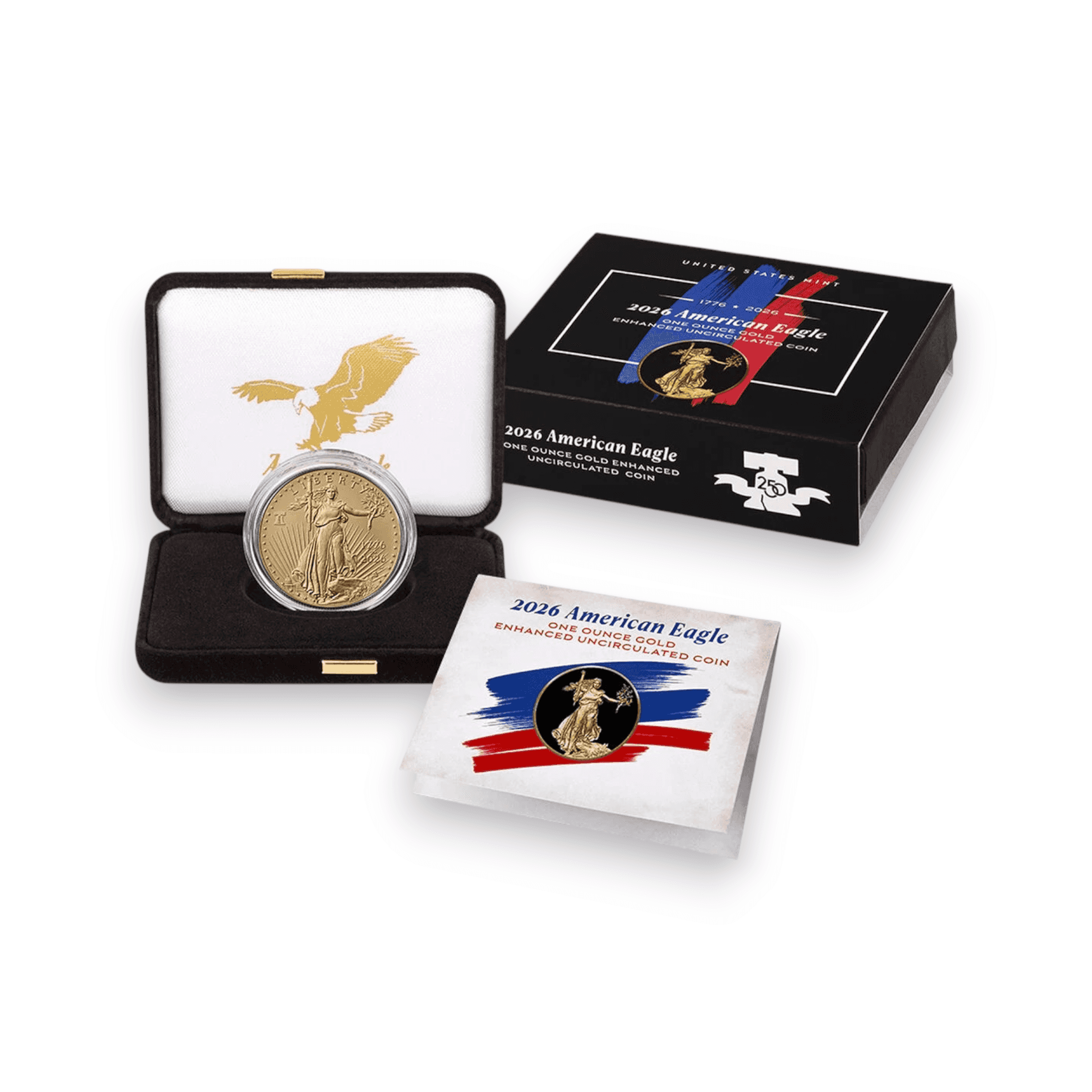 Image of American Eagle 2026 One Ounce Gold Enhanced Uncirculated Coin (26EH)